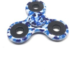 Fidget Spinner in Blue Camo