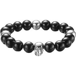 The Mister Annum Plus Bead Bracelet - Chrome