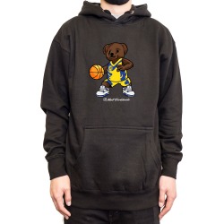BasketBall Bear Hoodie " Black