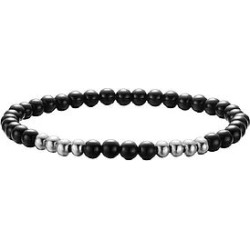 The Mister Vellum Bead Bracelet - Onyx