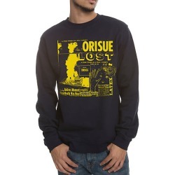 The Free Press Crewneck Sweatshirt in Navy
