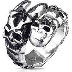 The Skulls Claw Ring