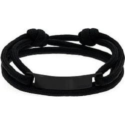 The Mister Script Bracelet - Black