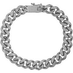 The Mister Curve Curb Bracelet - Chrome
