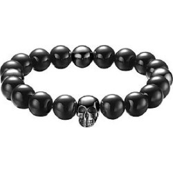 The Mister Annum Plus Bead Bracelet - Black