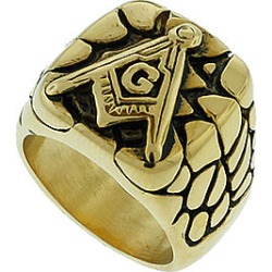 800 Mason Shell Ring Gold