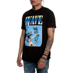 Pink Kaiju Tee in Black