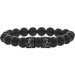 The Mister King Bead Bracelet - Black