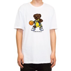 BasketBall Bear T-shirt " White