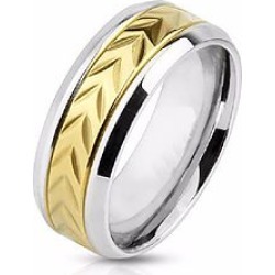The Arrow Engraved Ring Gold