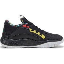 Puma Men's Court Rider Chaos Trash Talk Basketball Shoes in Black/Yellow/Green | Size: 7-14.5