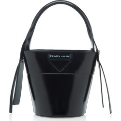 Prada Mini Leather Bucket Bag