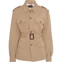 Dolce & Gabbana Belted Stretch-Cotton Jacket