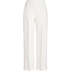 Oscar de la Renta High-Rise Crepe Pants