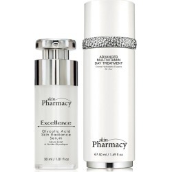 Skin Pharmacy K2 SP Excellence Glycolic Acid Skin Radiance Serum + Advanced Multivitamin Day Treatment