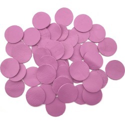 Ombré Leather Leather 50pcs x 25mm Round Lilac Nappa Lambskin Leather Piece- Remnant Skin for Crafts, Jewellery Making, Embroidery, Sewing