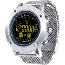 Bluetooth V4.0 Smart Watch 1.8" Fstn Lcd Sports Tracker Ip67 Android Ios - Silver
