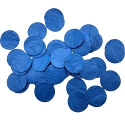 Ombré Leather Leather 50pcs x 25mm Round Royal Blue Nappa Lambskin Leather Piece- Remnant Skin for Crafts, Jewellery Making, Embroidery, Sewing