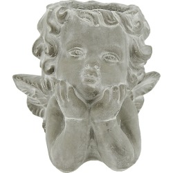 Flower Pot Concrete Cherub