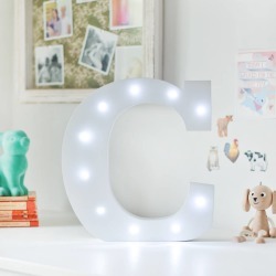 White Light Up Letters