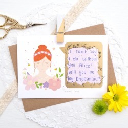 Personalised 'Will You Be My Bridesmaid' Scratch Card Personalised 'Will You Be My Bridesmaid' Scratch Card