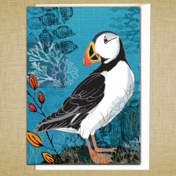 Puffin Greetings Card