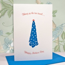 'Day Off' Letterpress Mother's Day Card