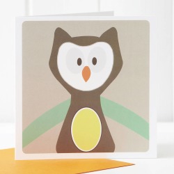 Owl Greetings Card