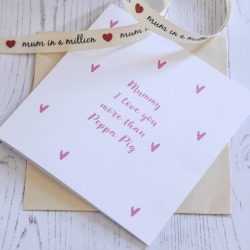 Personalised Card For Mummy