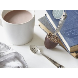 Chocolate Sprinkled Hidden Message Chocolate Spoon