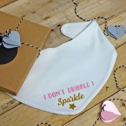 Cute Sparkle Baby Bib Cute Sparkle Baby Bib