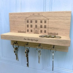 Personalised Manor House Key Holder