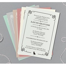 'Duckling' Or Cross Christening/Baptism Invitations