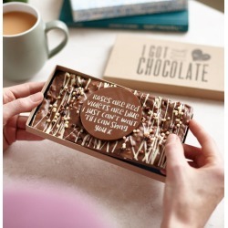 'Roses Are Red…' Cheeky Chocolate Gift For Partner