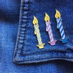 Birthday Candle Enamel Pin