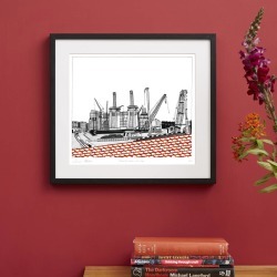 Battersea Power Station Screen Print