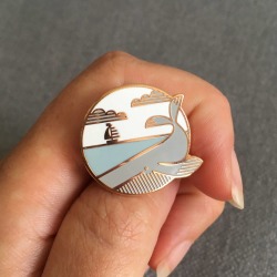 Whale Enamel Lapel Pin