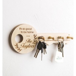 Personalised Wooden Key Holder
