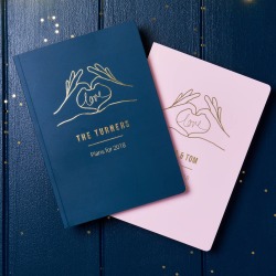 Personalised Gold Foil A5 Wedding Planner