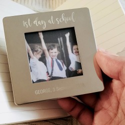 First Day At School Picture Frame