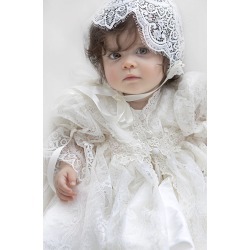 Christening Gown And Bonnet 'Amelia'