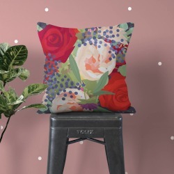 Personalised Wedding Bouquet Cushion