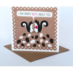 Nuts About You Anniversary Card