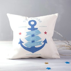 Personalised Nautical Couples Cushion