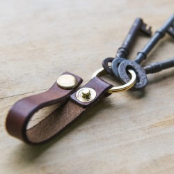 Personalised Leather Key Ring