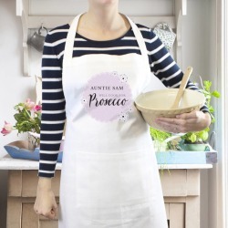 Personalised Prosecco Apron