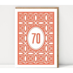 '70' Age Greetings Card