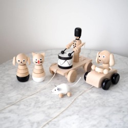 Monochrome Wooden Toy Bundle