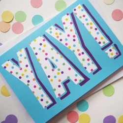 Rainbow Yay New Baby Or Well Done Card