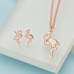 Flamingo Jewellery Set